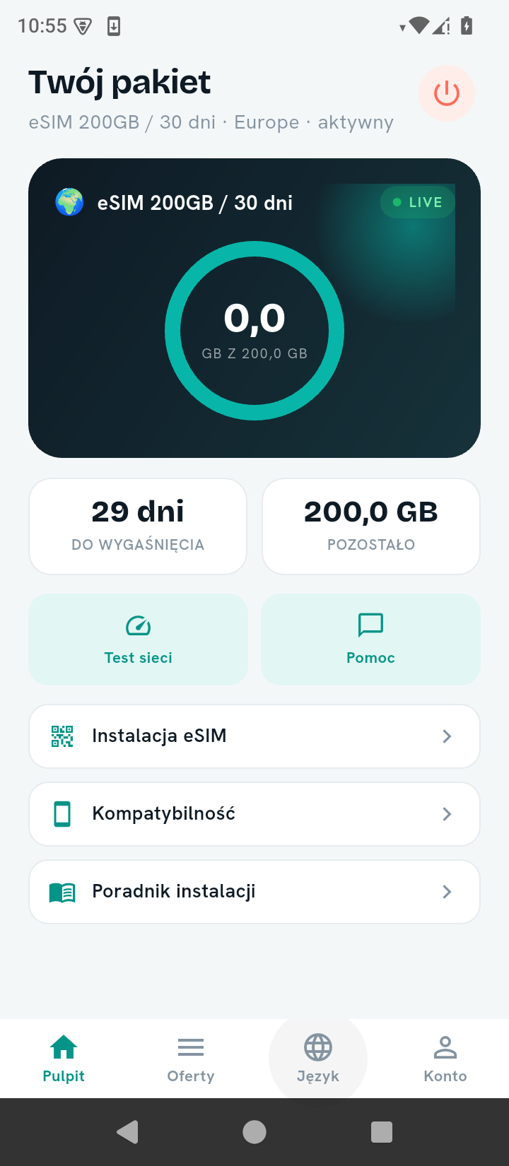 eSIM TIR